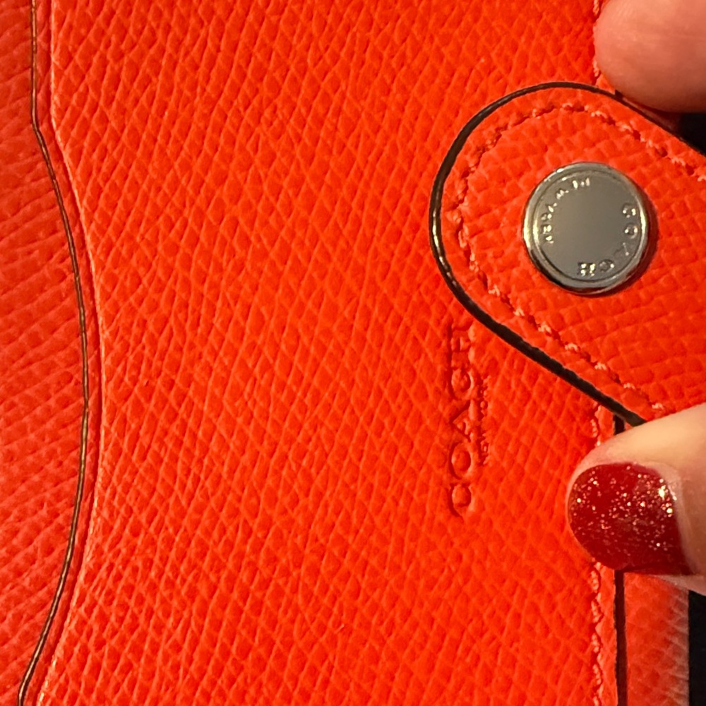 Coach Orange Wristlet Wallet - Picture 4 of 4